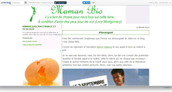 Desktop Screenshot of mamanbio.canalblog.com