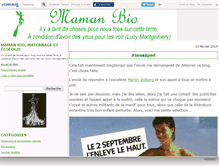 Tablet Screenshot of mamanbio.canalblog.com