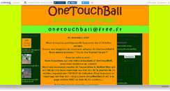 Desktop Screenshot of onetouchball.canalblog.com