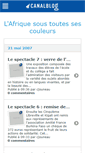 Mobile Screenshot of couleursdafrique.canalblog.com