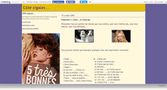 Desktop Screenshot of cotecigales.canalblog.com