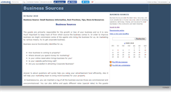 Desktop Screenshot of businesssource.canalblog.com