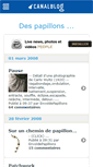 Mobile Screenshot of despapillons.canalblog.com