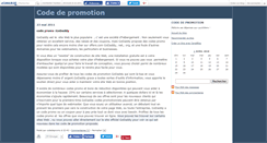 Desktop Screenshot of codedepromo.canalblog.com