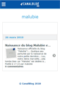 Mobile Screenshot of malubie.canalblog.com
