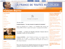 Tablet Screenshot of bayrou2007.canalblog.com
