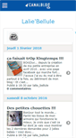 Mobile Screenshot of laliebellule.canalblog.com