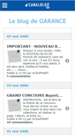 Mobile Screenshot of blogdegarance.canalblog.com