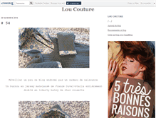 Tablet Screenshot of loucouture.canalblog.com