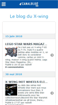 Mobile Screenshot of leblogduxwing.canalblog.com