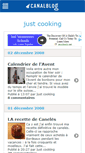 Mobile Screenshot of justcooking.canalblog.com