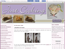 Tablet Screenshot of justcooking.canalblog.com