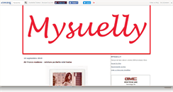 Desktop Screenshot of mysuelly.canalblog.com