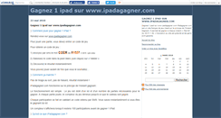 Desktop Screenshot of ipadagagner.canalblog.com