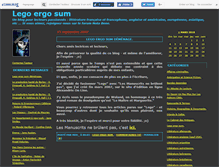 Tablet Screenshot of legoergosum.canalblog.com
