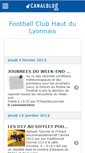 Mobile Screenshot of fchautdulyonnais.canalblog.com