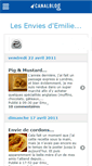 Mobile Screenshot of lesenviesdemilie.canalblog.com