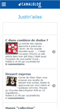Mobile Screenshot of justinelle.canalblog.com
