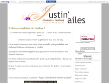 Tablet Screenshot of justinelle.canalblog.com