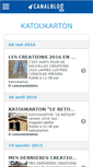 Mobile Screenshot of katoukarton.canalblog.com