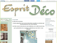 Tablet Screenshot of espritdeco.canalblog.com