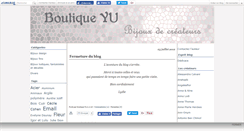 Desktop Screenshot of boutiqueyu.canalblog.com