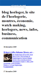 Mobile Screenshot of bloghorloger.canalblog.com