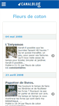 Mobile Screenshot of fleursdecoton.canalblog.com