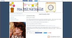 Desktop Screenshot of dansmonpetitnid.canalblog.com