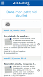 Mobile Screenshot of dansmonpetitnid.canalblog.com