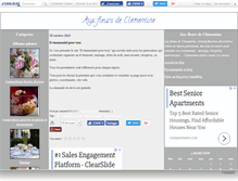 Tablet Screenshot of clementinetfleur.canalblog.com
