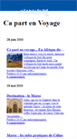Mobile Screenshot of capartenvoyage.canalblog.com