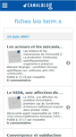 Mobile Screenshot of fichesdebio.canalblog.com
