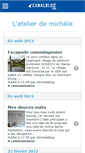 Mobile Screenshot of micheleatelier.canalblog.com
