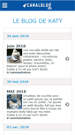 Mobile Screenshot of katybook.canalblog.com
