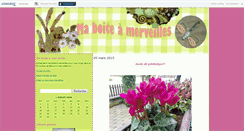 Desktop Screenshot of boiteamerveilles.canalblog.com