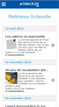 Mobile Screenshot of maitressedecol.canalblog.com
