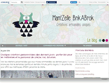 Tablet Screenshot of mamzellebab.canalblog.com