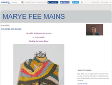 Tablet Screenshot of maryefeemains.canalblog.com