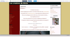 Desktop Screenshot of mimiecreations.canalblog.com