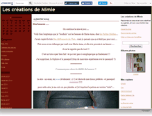 Tablet Screenshot of mimiecreations.canalblog.com