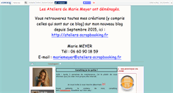 Desktop Screenshot of mariemeyer.canalblog.com
