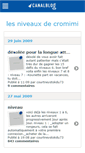 Mobile Screenshot of niveaucromimi.canalblog.com