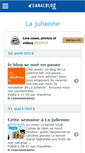 Mobile Screenshot of lajulienne.canalblog.com