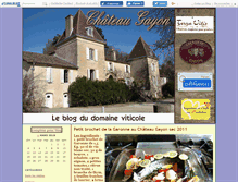 Tablet Screenshot of chateaugayon.canalblog.com