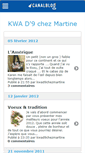 Mobile Screenshot of kwad9chezmartine.canalblog.com