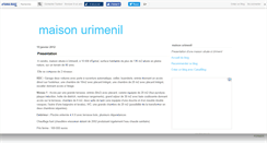 Desktop Screenshot of maisonurimenil.canalblog.com