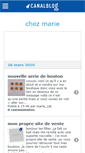 Mobile Screenshot of couturemariejess.canalblog.com