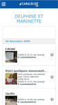 Mobile Screenshot of delphineetmarine.canalblog.com