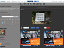 Tablet Screenshot of delphineetmarine.canalblog.com